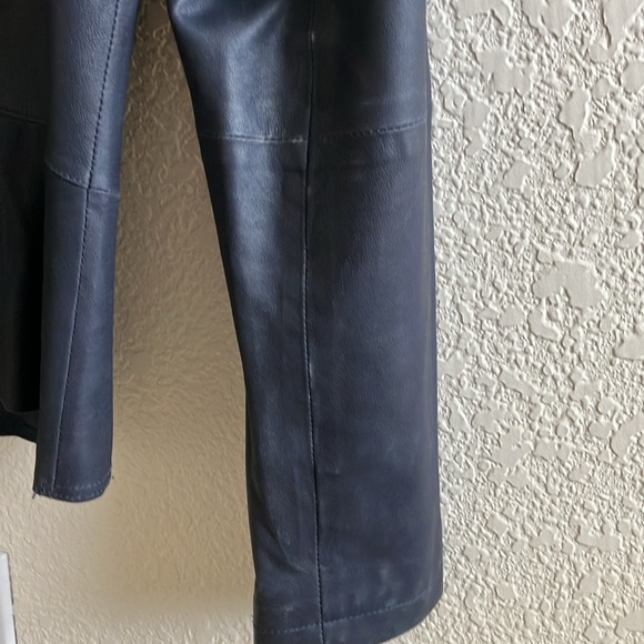 Bod Christensen Drape Collar Peplum Style Leather Jacket (Size 6) NWT - Picture 12 of 16